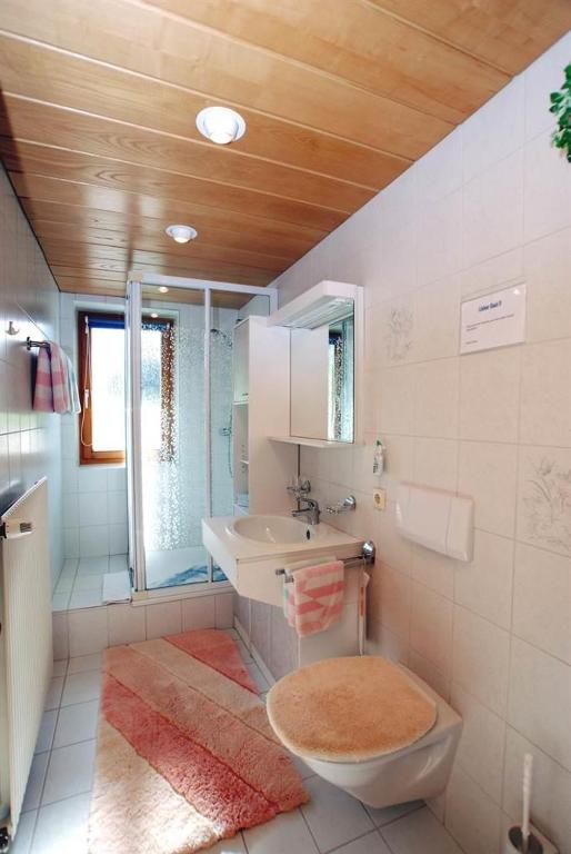 Koupelna v ubytování Ferienwohnung Erhard