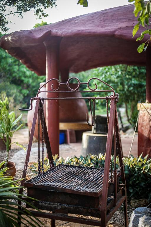 Zahrada ubytování Bamba Kofi Lodge