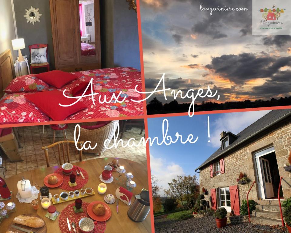 Chambre Les Anges proche Mont Saint-Michel, Maison d'hôtes l'Angevinière