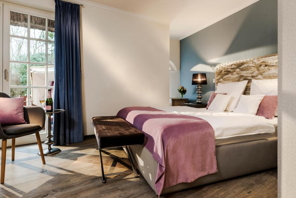Postel nebo postele na pokoji v ubytování Hotel Reethüüs