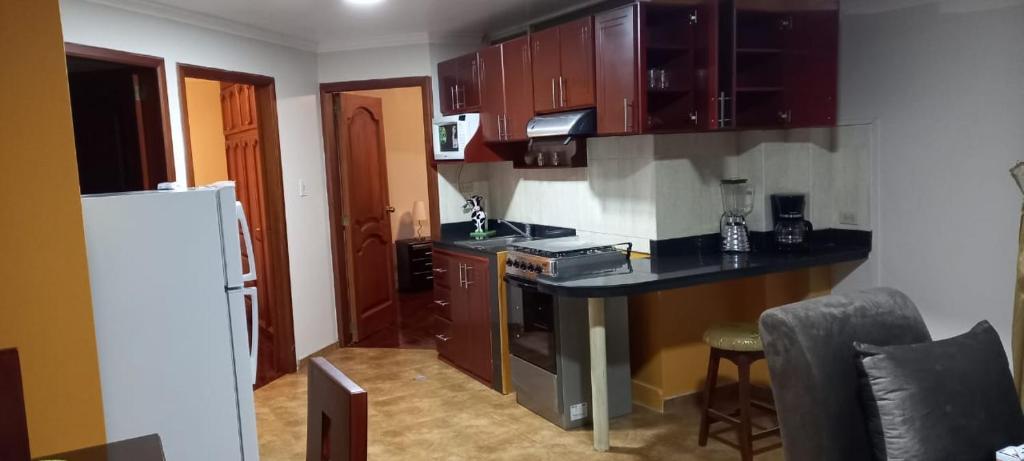 Kuchyň nebo kuchyňský kout v ubytování Dulce Hogar 02