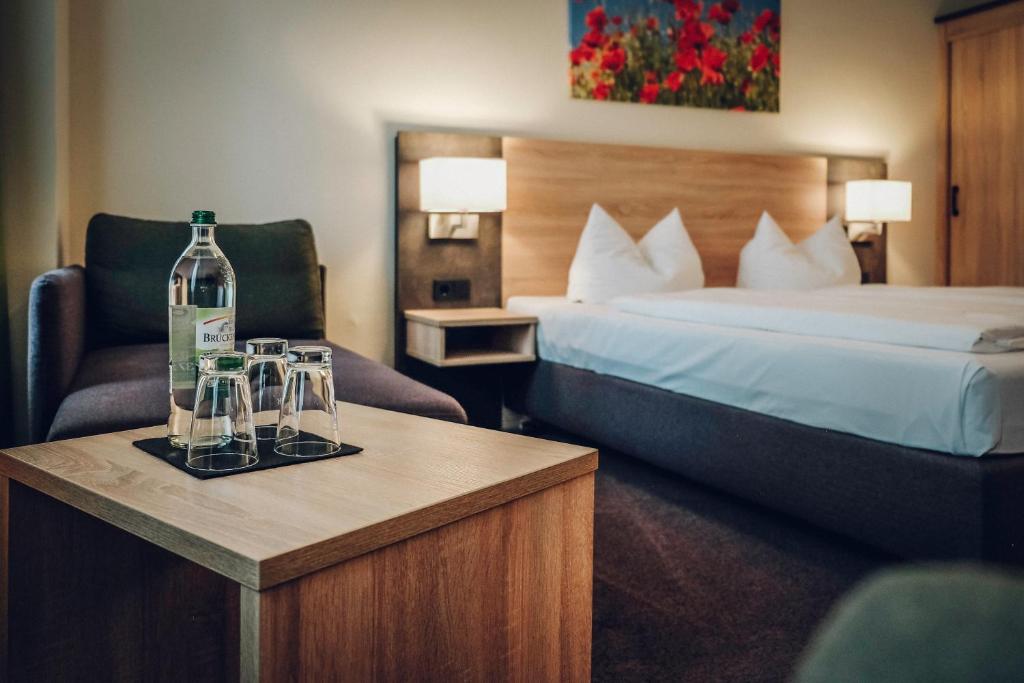 Postel nebo postele na pokoji v ubytování Hotel Europa