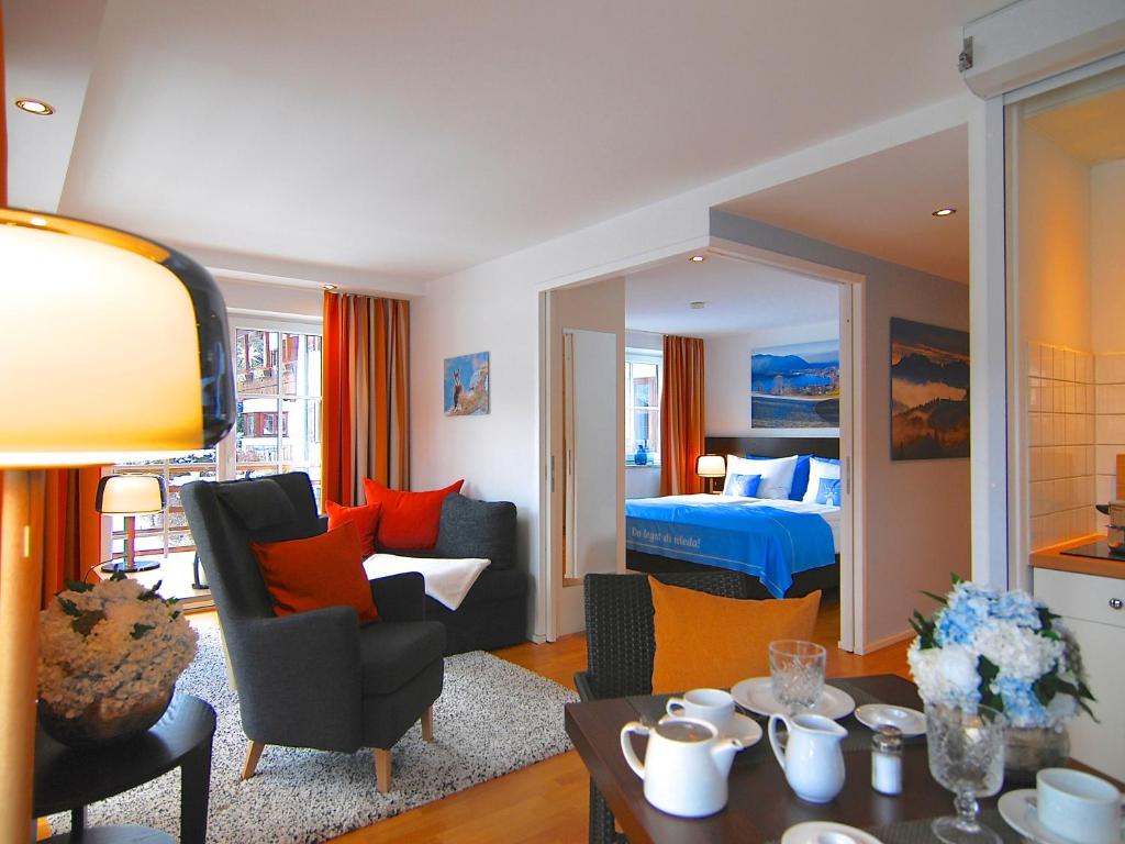 Posezení v ubytování Hotel Hubertus Schliersee