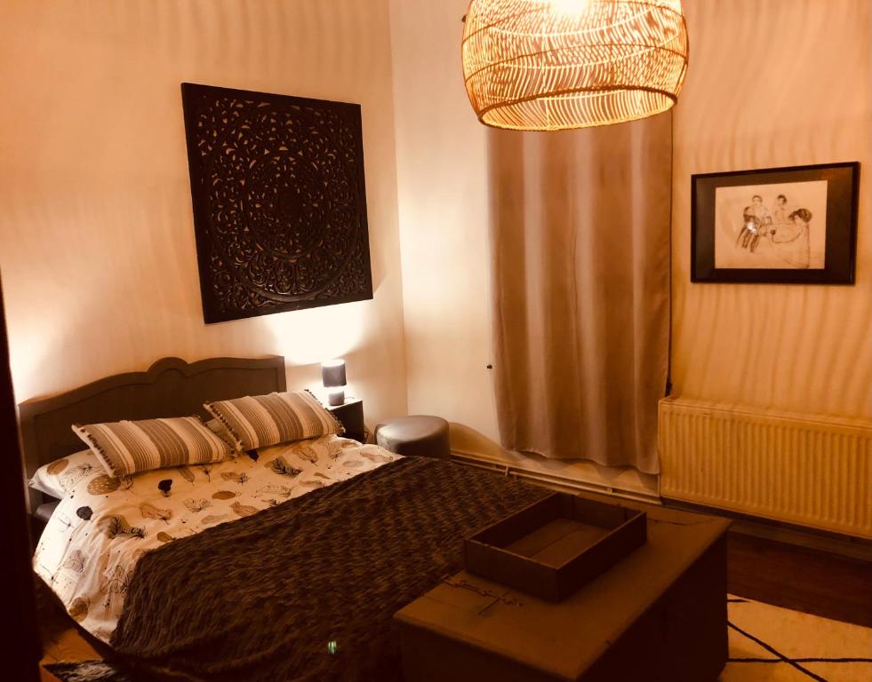 Letto o letti in una camera di La mosane