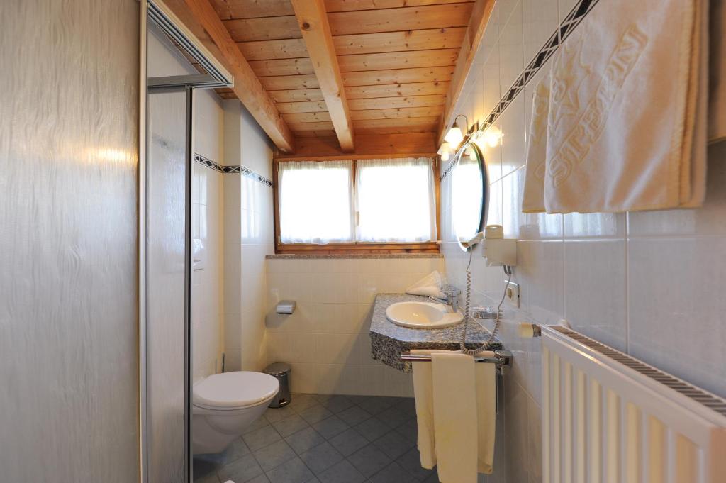 Koupelna v ubytování Gasthof Stern