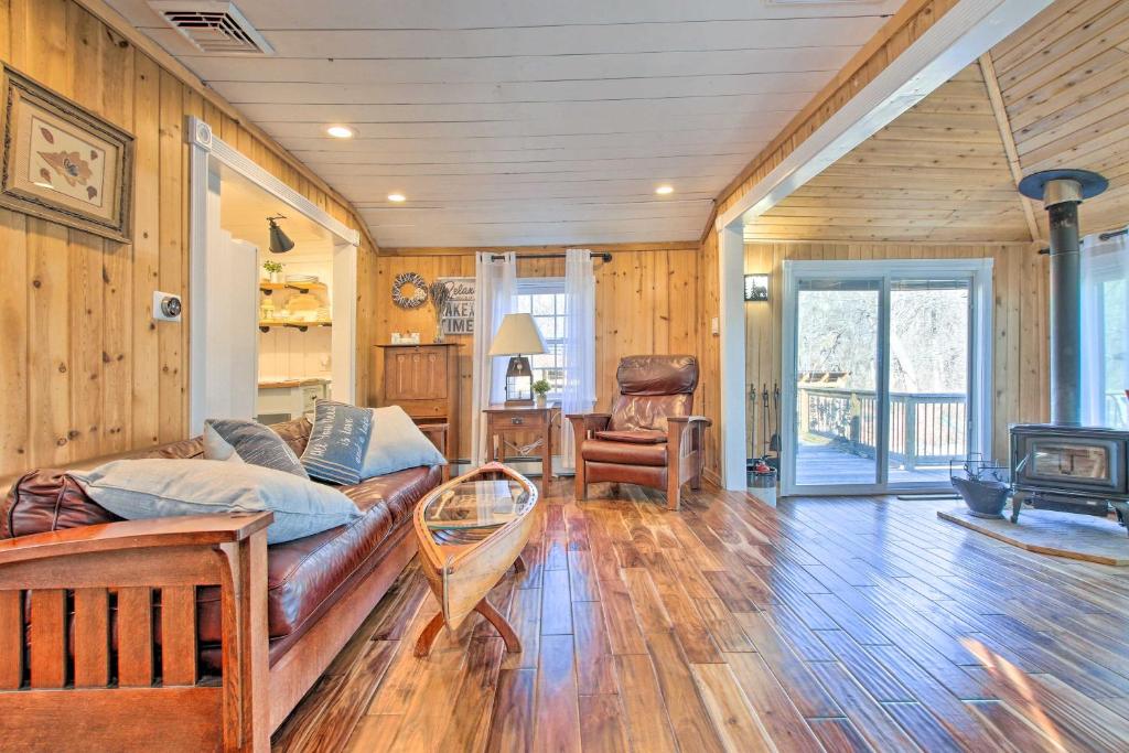 Cozy Lakefront Cottage with Fire Pit, Grill and Views!