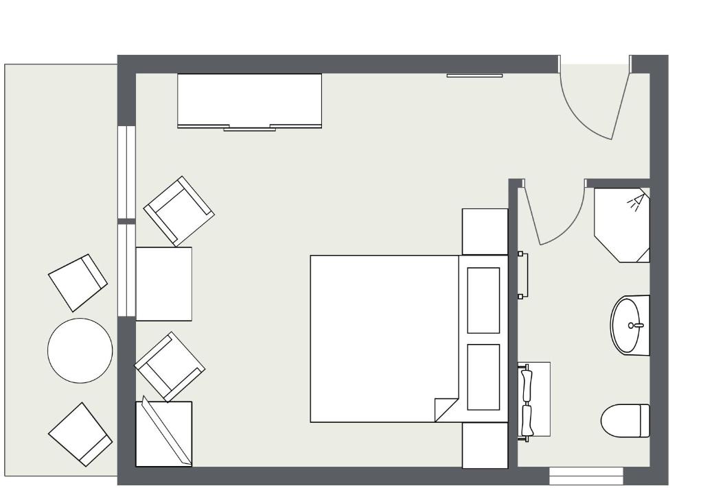 Půdorys ubytování Haus Luise