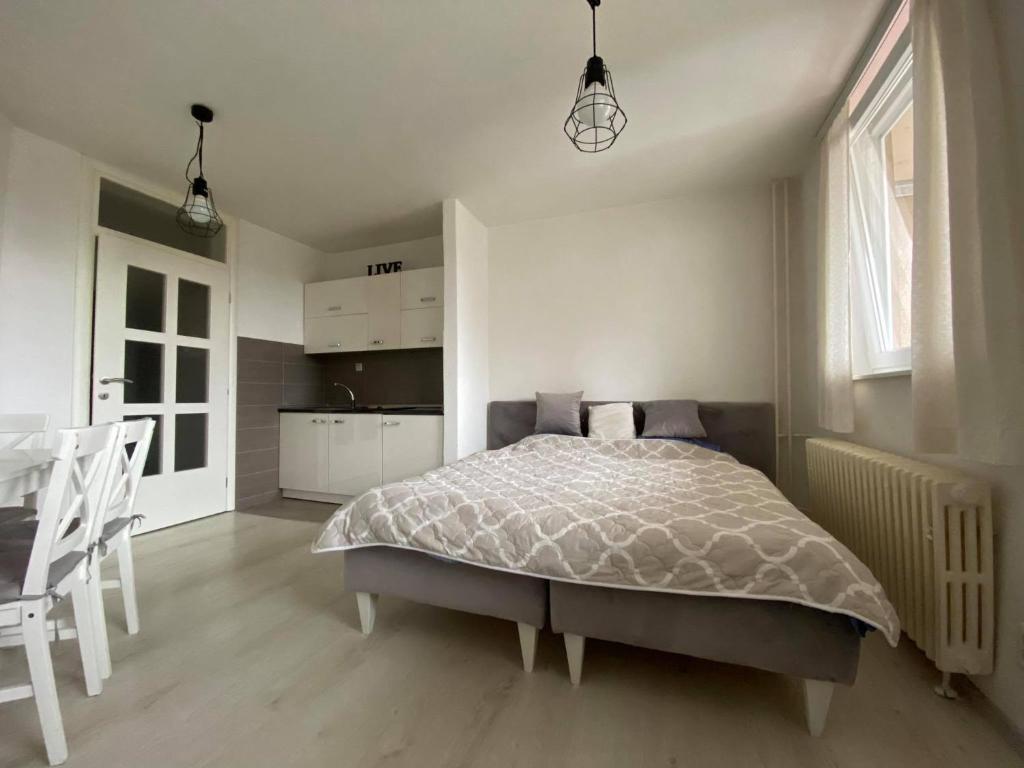 Cama o camas de una habitación en Apartman Travnik