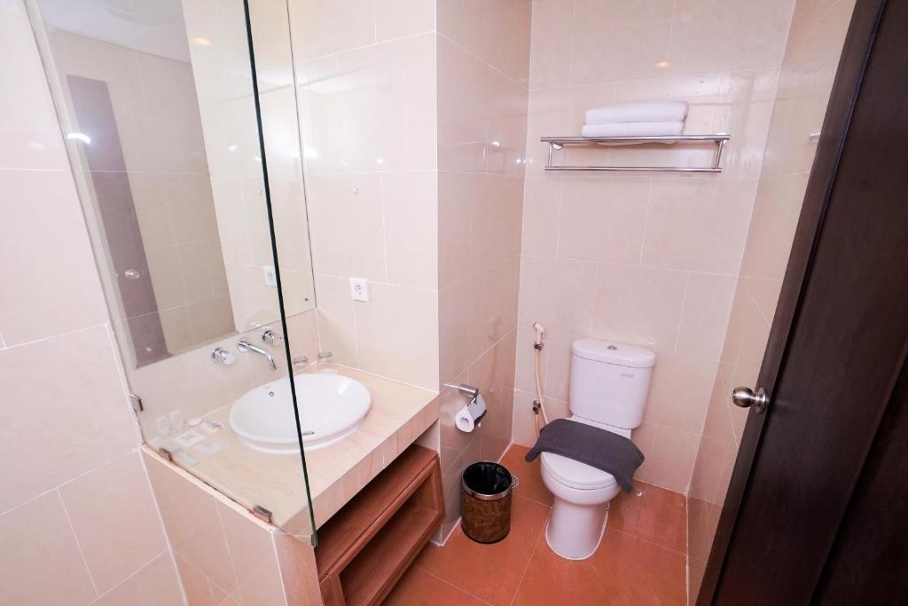 Koupelna v ubytování BRITS HOTEL PANGKALAN BUN