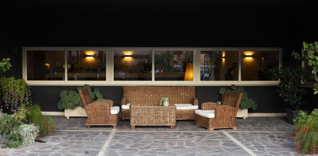 Posezení v ubytování BV Hotel Oly