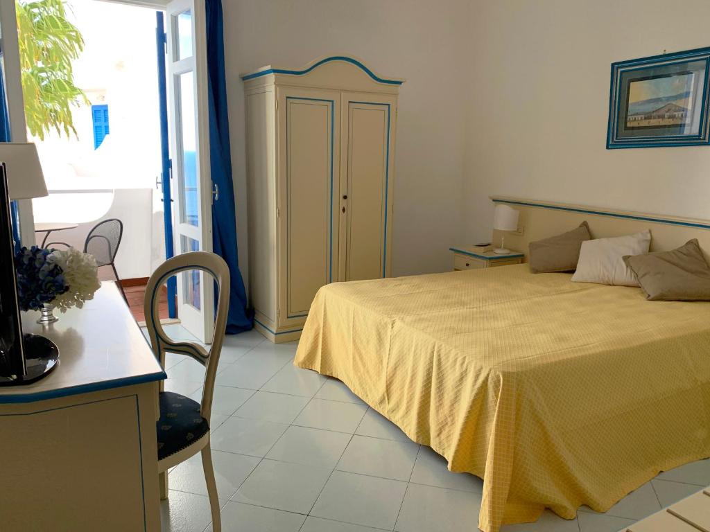 Cama o camas de una habitación en Hotel Grazia alla Scannella