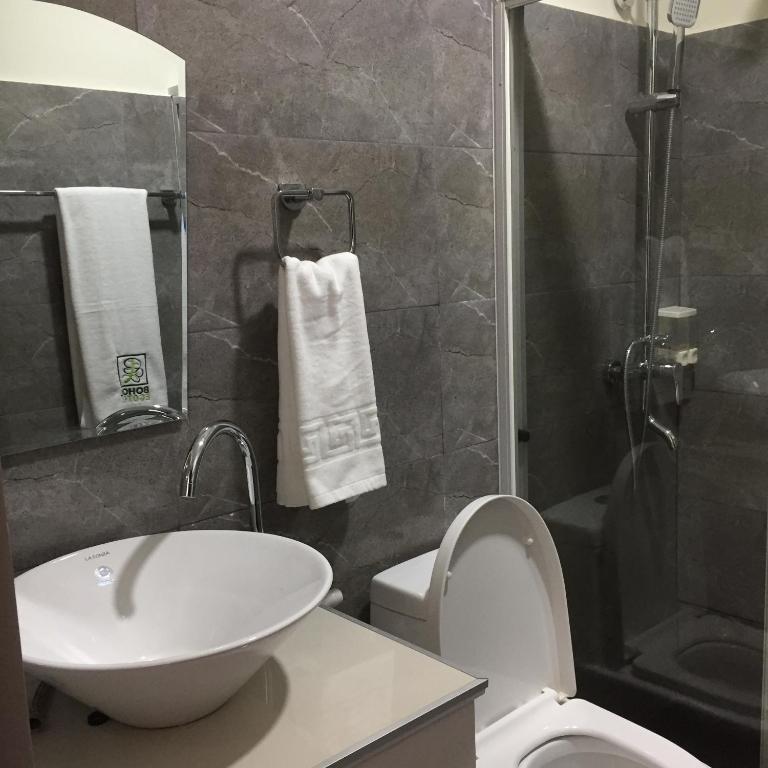 Koupelna v ubytování Bohol Ecotel