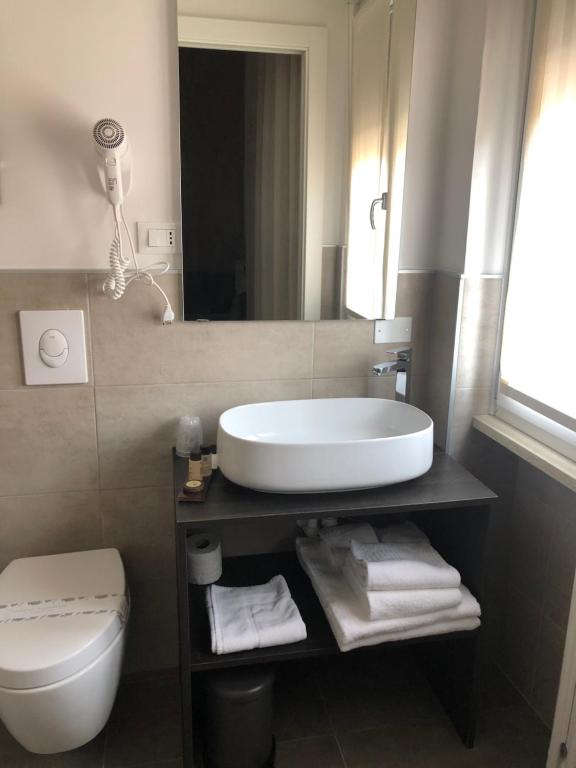 Koupelna v ubytování B&B Fablas