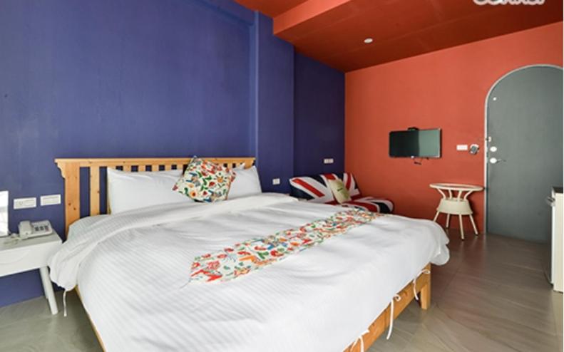 Postel nebo postele na pokoji v ubytování Fanice B&B