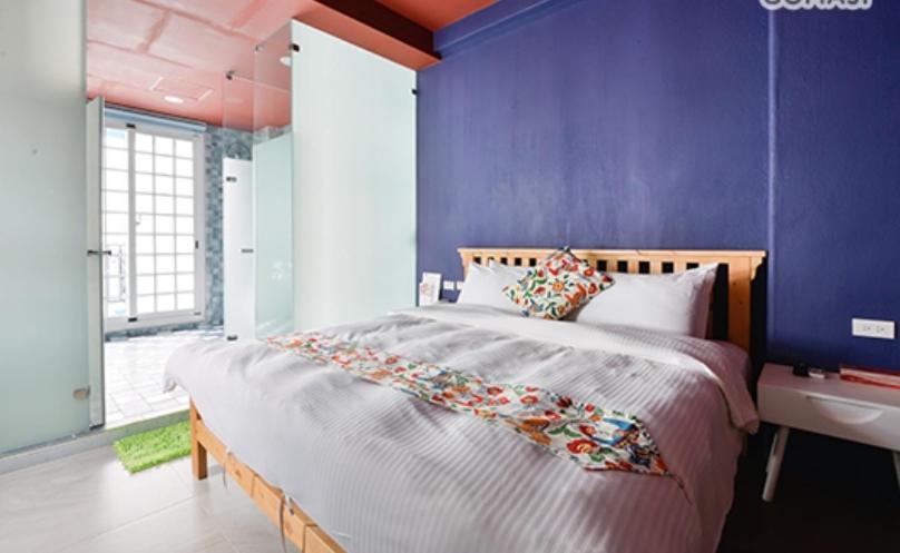Postel nebo postele na pokoji v ubytování Fanice B&B
