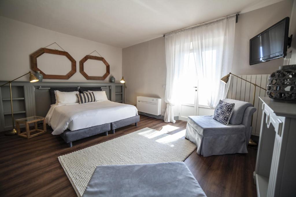 Posteľ alebo postele v izbe v ubytovaní Il Ciocco Hotels