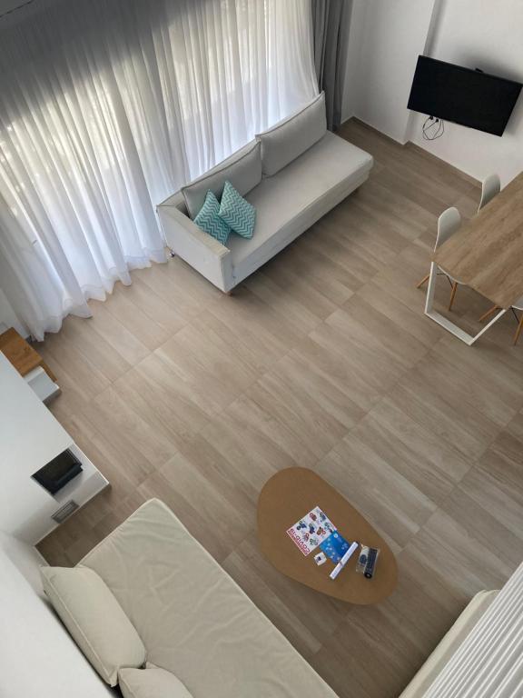 Posezení v ubytování Aristotelia Gi Ikies - Olympiada Poolside Retreats