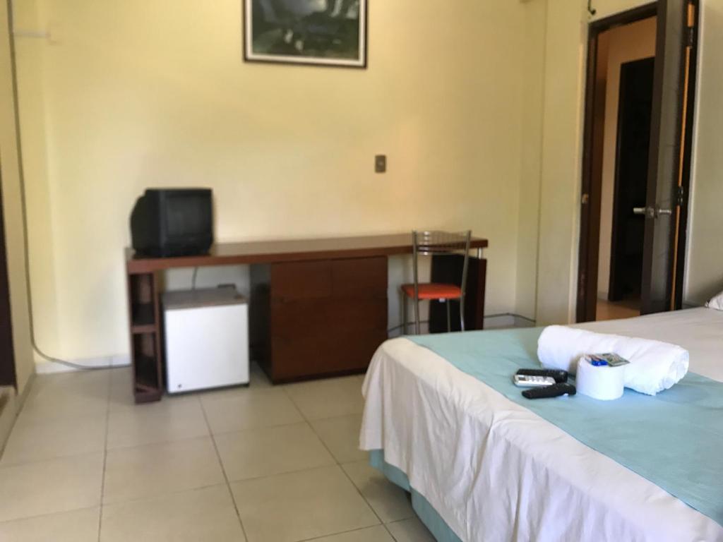 TV a/nebo společenská místnost v ubytování Hotel Viru Viru II