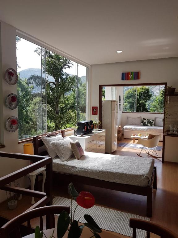  Araras Loft com vista deslumbrante