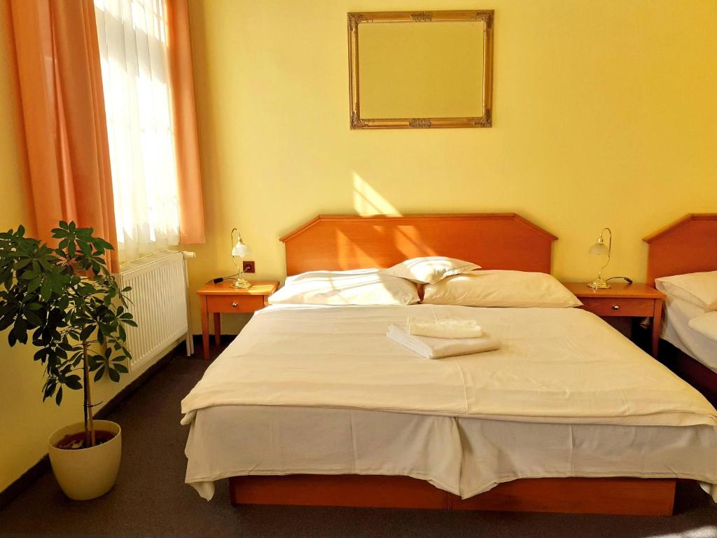Postel nebo postele na pokoji v ubytování Hotel Casanova