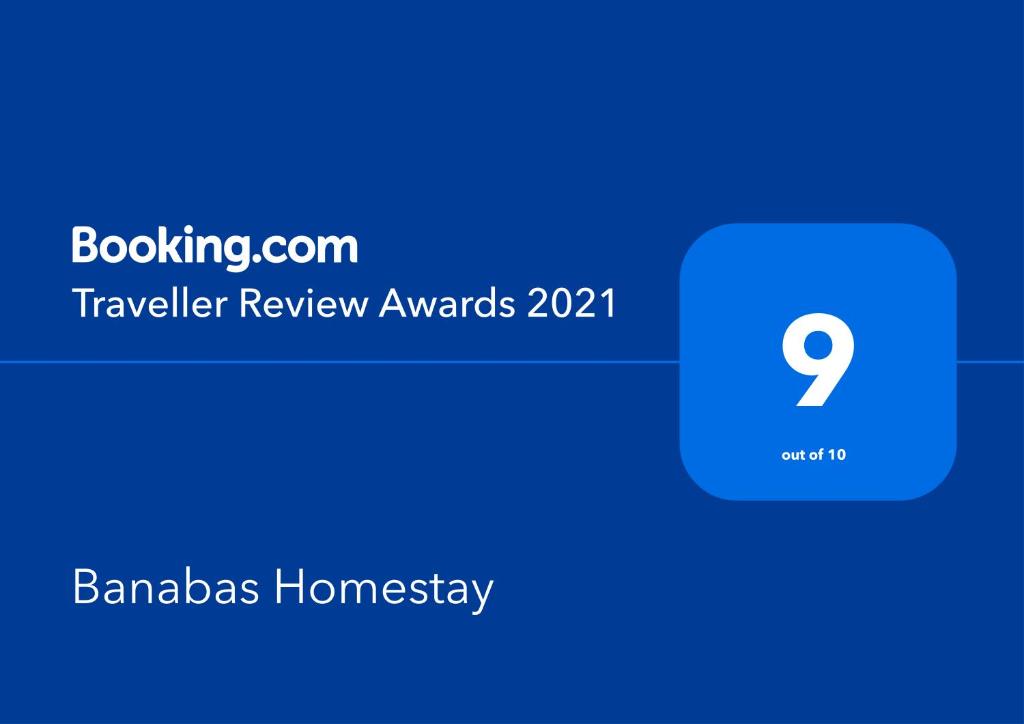 Certifikát, hodnocení, plakát nebo jiný dokument vystavený v ubytování Banabas Homestay