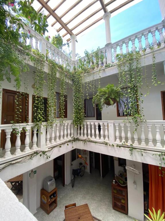 Balkón nebo terasa v ubytování Patio de Getsemani