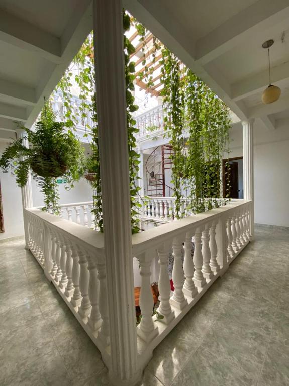 Balkón nebo terasa v ubytování Patio de Getsemani