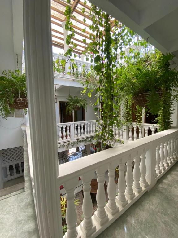 Balkón nebo terasa v ubytování Patio de Getsemani