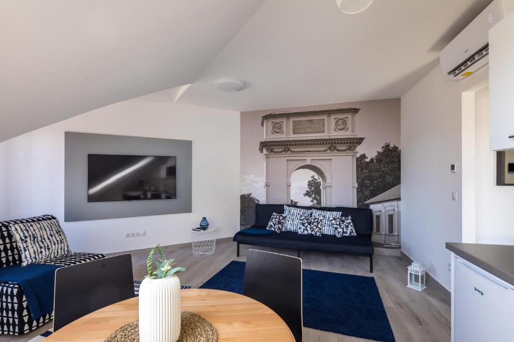 Posezení v ubytování Stafétaház Apartmanok