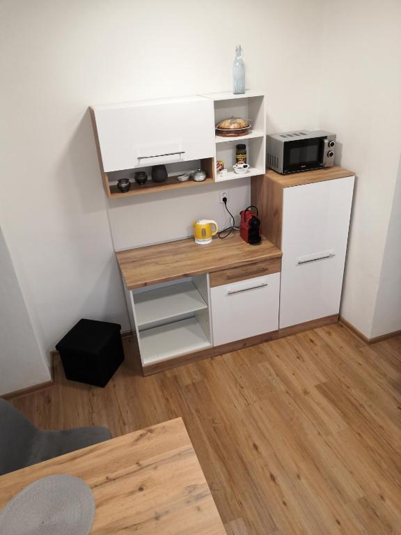 Kuchnia lub aneks kuchenny w obiekcie Apartmans Les