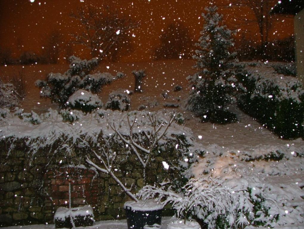 Casa Rural El Bellucu during the winter