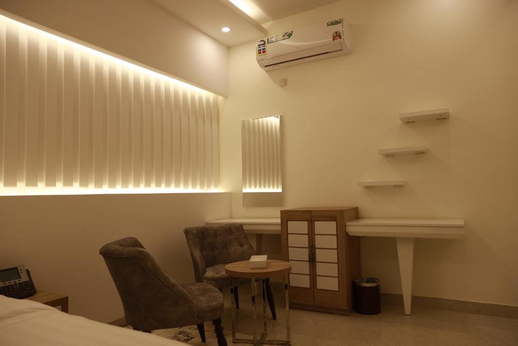 Posezení v ubytování فندق المستقبل للشقق الفندقية ALMUSTAQBAL HOTEL Apartments