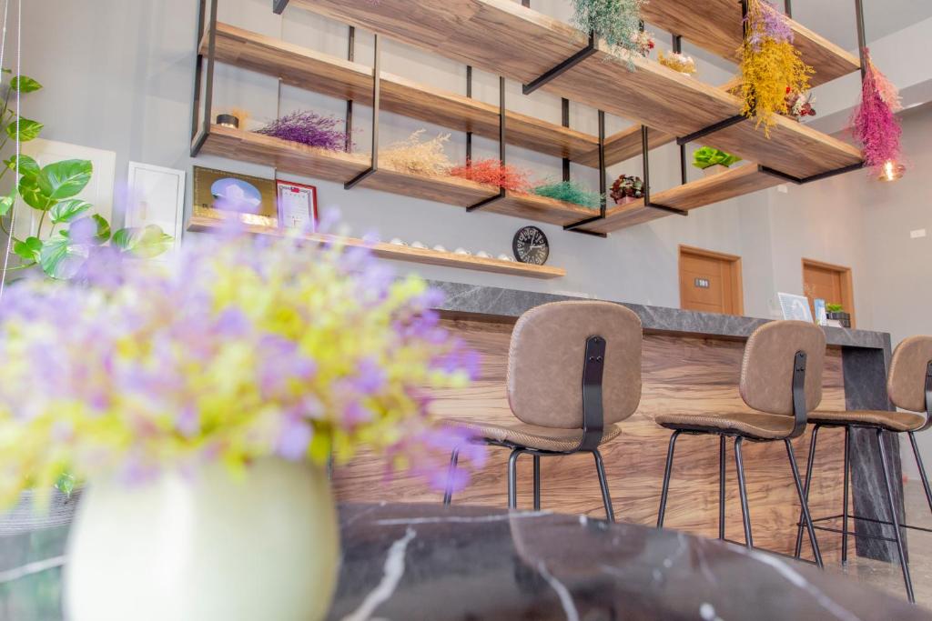 Posezení v ubytování Huayu Homestay