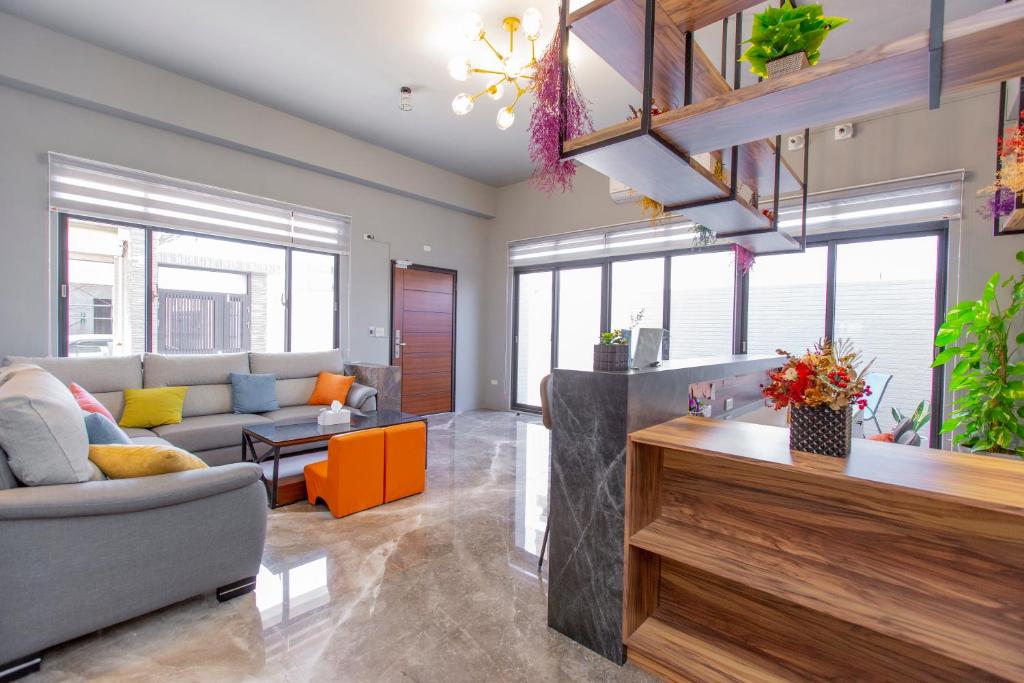 Posezení v ubytování Huayu Homestay