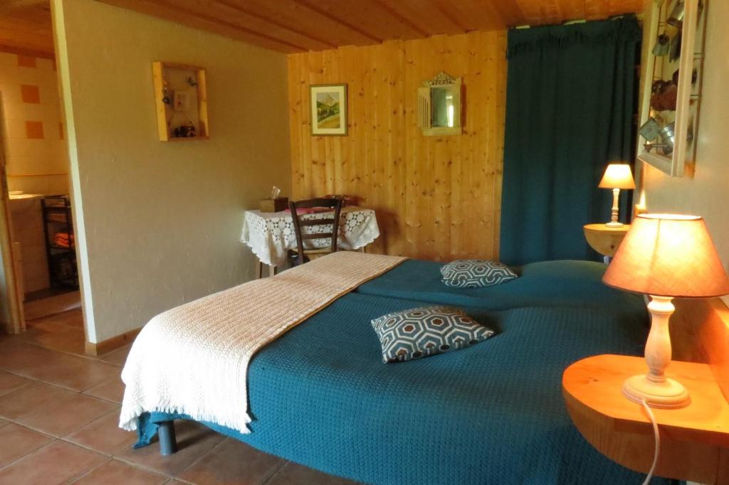 Postel nebo postele na pokoji v ubytování Che'Val d'Amour