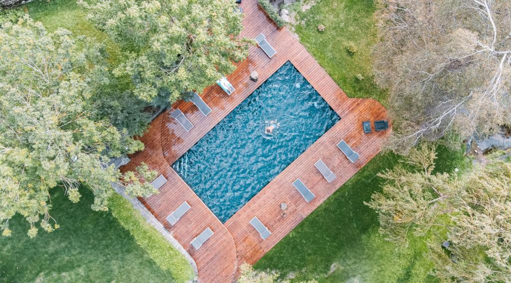 Bazén v ubytování Parc Hotel Florian nebo v jeho okolí