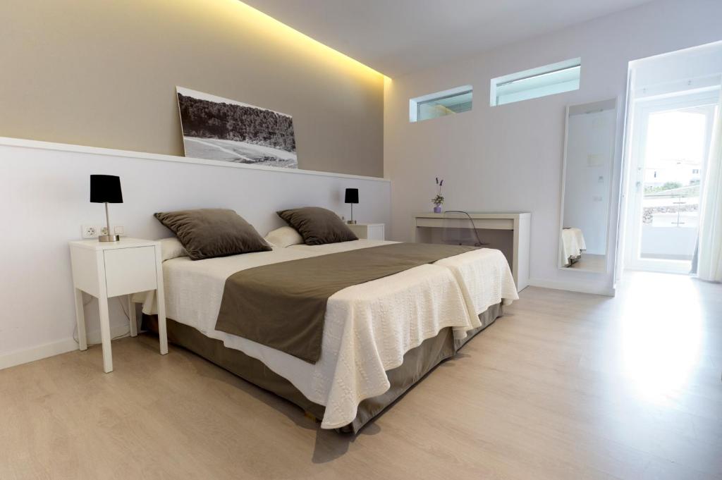 
Cama o camas de una habitación en Hostal La Palma
