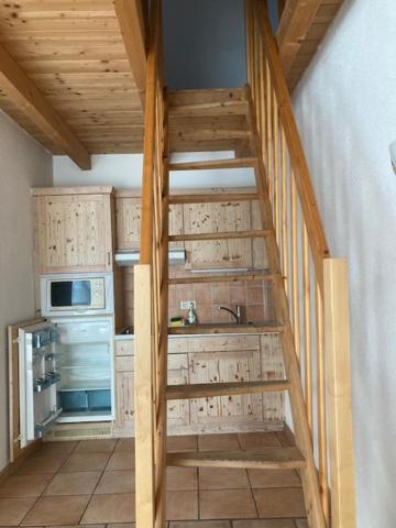 Kuchyň nebo kuchyňský kout v ubytování Appartementresidenz König Ludwig