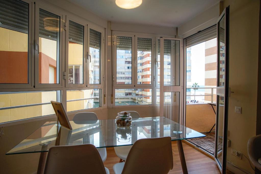 Posezení v ubytování Sirenas Playa Ha Apartment