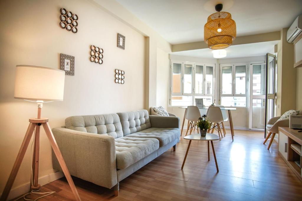 Posezení v ubytování Sirenas Playa Ha Apartment