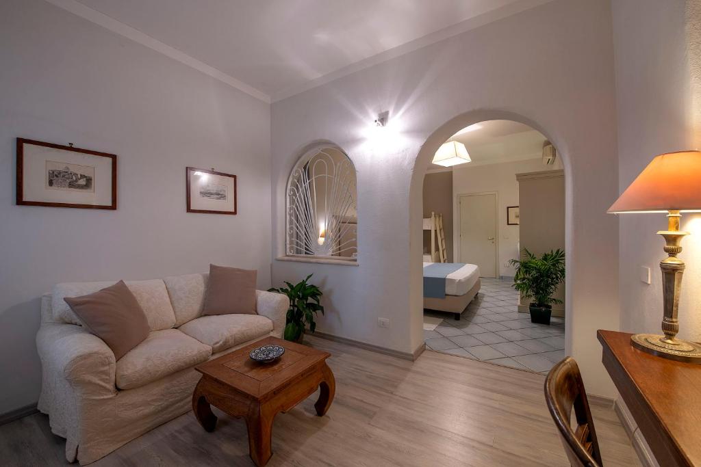 Posezení v ubytování Boutique Hotel Su Sergenti