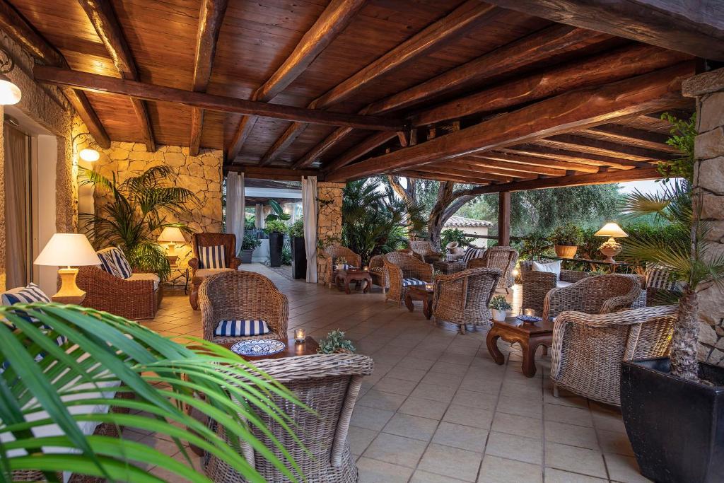 Posezení v ubytování Boutique Hotel Su Sergenti