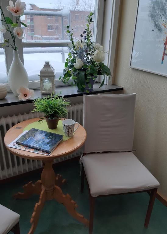 Posezení v ubytování Piteå Vandrarhem