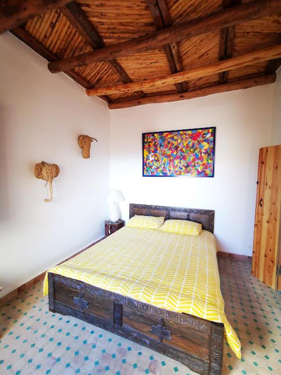Postel nebo postele na pokoji v ubytování Travel Surf Morocco