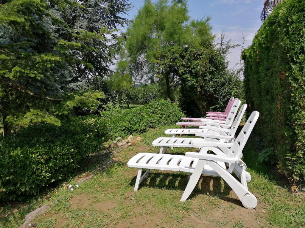 Zahrada ubytování Casa Ninfea Panzió