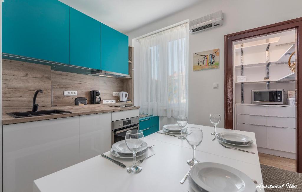 Kuchnia lub aneks kuchenny w obiekcie Apartmani Nena i Ilka