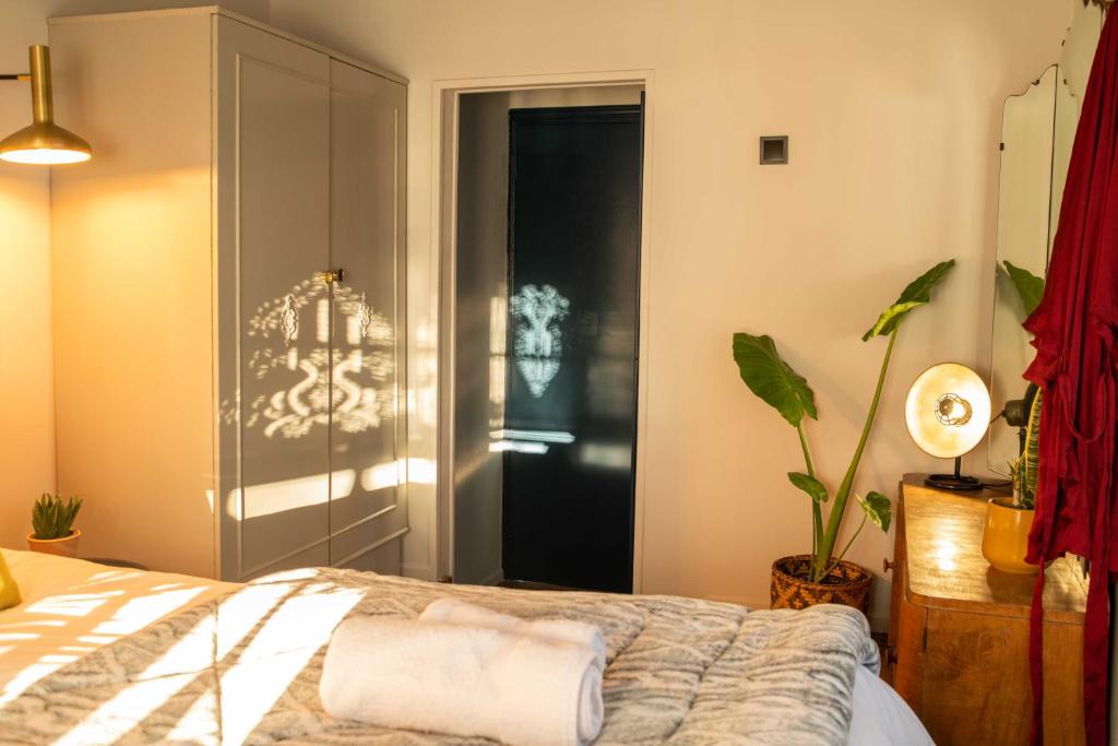 Postel nebo postele na pokoji v ubytování Philos Guesthouse