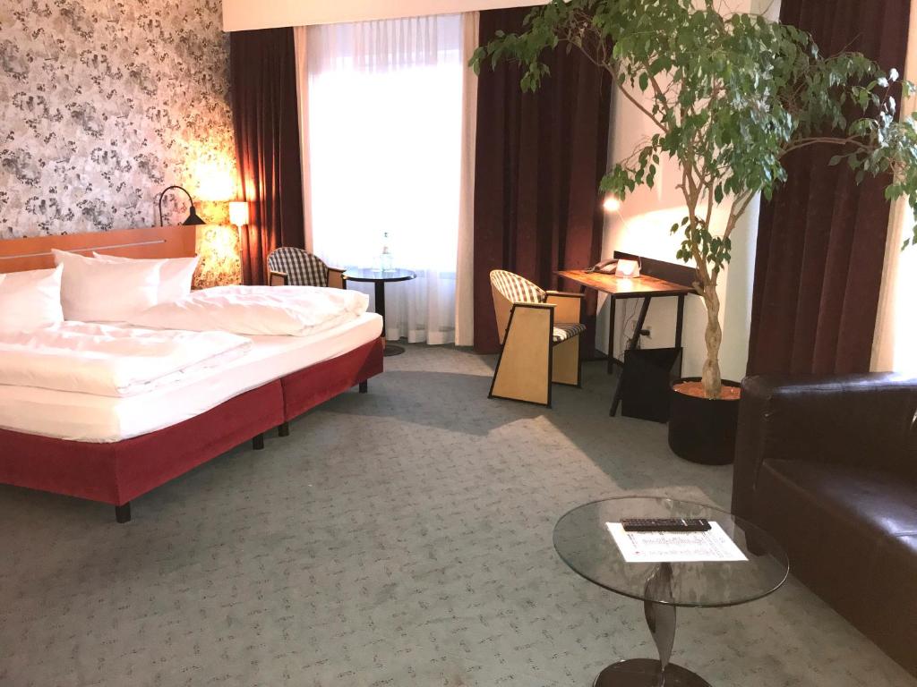 Postel nebo postele na pokoji v ubytování Good Morning + Leipzig