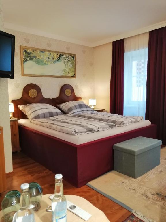 Postel nebo postele na pokoji v ubytování Landhaus Gritschacher