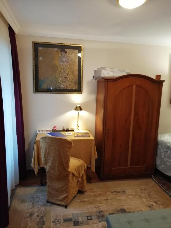 Postel nebo postele na pokoji v ubytování Landhaus Gritschacher